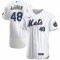 Jacob deGrom New York Mets Nike Home Authentic Player Jersey - White