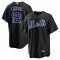 Francisco Lindor New York Mets Nike 2022 Alternate Replica Player Jersey - Black