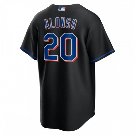 Pete Alonso New York Mets Nike 2022 Alternate Replica Player Jersey - Black