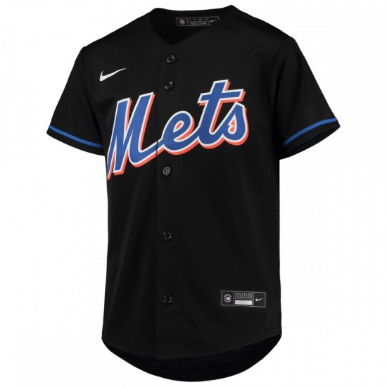 New York Mets Nike Youth Alternate Replica Team Jersey - Black