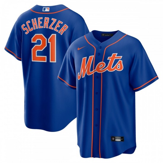 Max Scherzer New York Mets Nike Alternate Replica Player Jersey - Royal