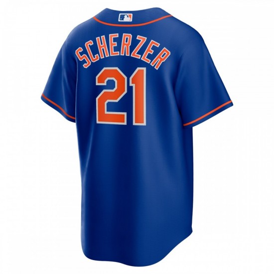 Max Scherzer New York Mets Nike Alternate Replica Player Jersey - Royal