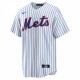 New York Mets Nike Home Blank Replica Jersey - White