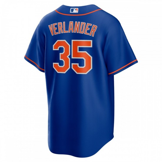 Justin Verlander New York Mets Nike Alternate Replica Player Jersey - Royal