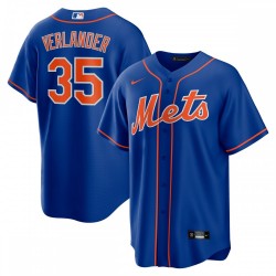 Justin Verlander New York Mets Nike Alternate Replica Player Jersey - Royal