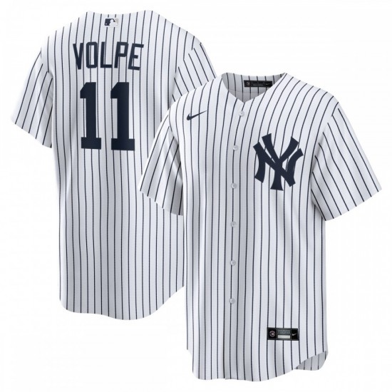 Anthony Volpe New York Yankees Nike Home Replica Player Jersey - White