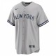 New York Yankees Nike Road Replica Team Jersey - Gray