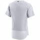 New York Yankees Nike Home Authentic Team Jersey - White