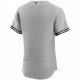 New York Yankees Nike Road Authentic Team Jersey - Gray