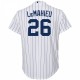 DJ LeMahieu New York Yankees Nike Youth Alternate Replica Player Jersey - White