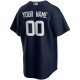 New York Yankees Nike Alternate Replica Custom Jersey - Navy