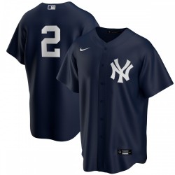 Derek Jeter New York Yankees Nike Alternate Replica Player Jersey - Navy