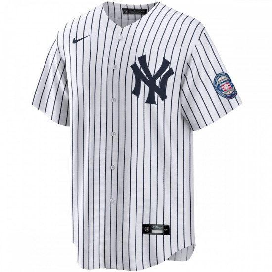 Derek Jeter New York Yankees Nike 2020 Hall of Fame Induction Replica Jersey - White/Navy