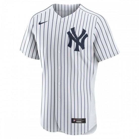 New York Yankees Nike Home Authentic Custom Jersey - White