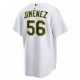 Dany Jiménez Oakland Athletics Nike Home  Replica Player Jersey - White