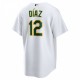 Aledmys Díaz Oakland Athletics Nike Home  Replica Player Jersey - White