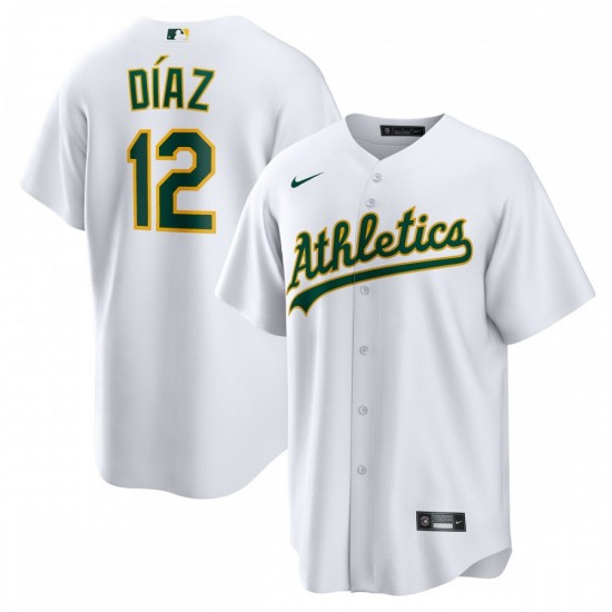 Aledmys Díaz Oakland Athletics Nike Home  Replica Player Jersey - White