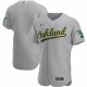 Oakland Athletics Nike Road Authentic Team Jersey - Gray