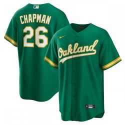 Matt Chapman Oakland Athletics Nike Alternate Replica Player Name Jersey - Kelly Green