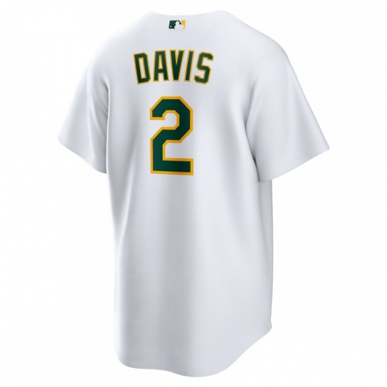 Khris Davis Oakland Athletics Nike Home Replica Player Name Jersey - White