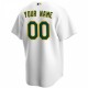 Oakland Athletics Nike Home Replica Custom Jersey - White