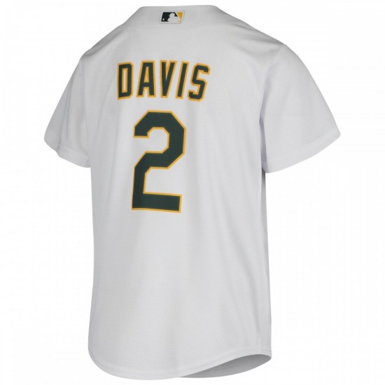 Khris Davis Oakland Athletics Nike Youth Home Jersey - White