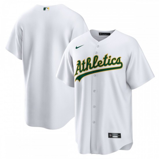 Oakland Athletics Nike Home Blank Replica Jersey - White