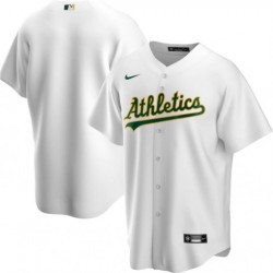 Men's Oakland Athletics Nike White Home 2020 Jersey