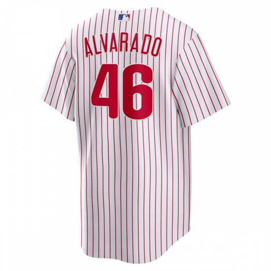 José Alvarado Philadelphia Phillies Nike Home  Replica Player Jersey - White