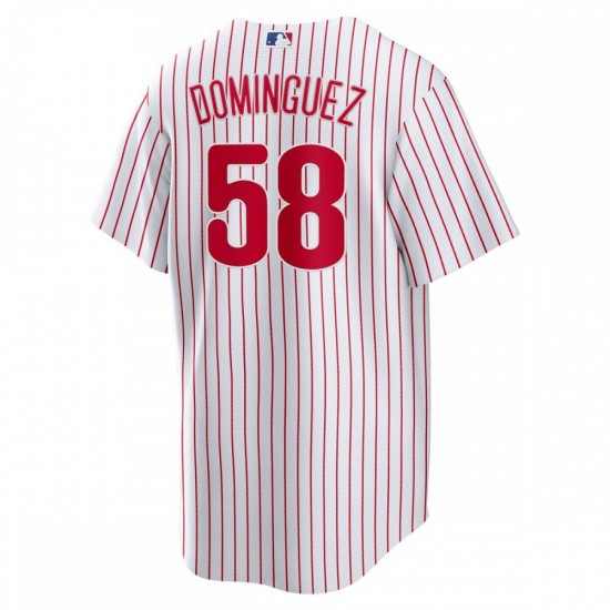 Seranthony Domínguez Philadelphia Phillies Nike Home  Replica Player Jersey - White