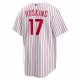 Rhys Hoskins Philadelphia Phillies Nike Home Replica Player Name Jersey - White