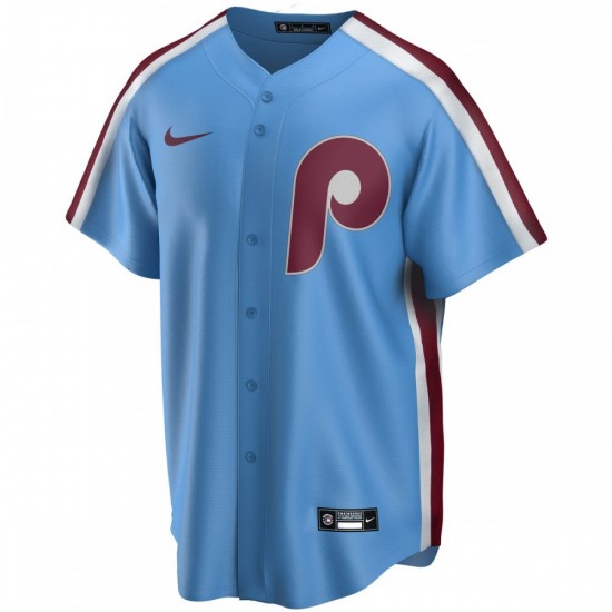 Mike Schmidt Philadelphia Phillies Nike Road Cooperstown Collection Replica Player Jersey - Light Blue