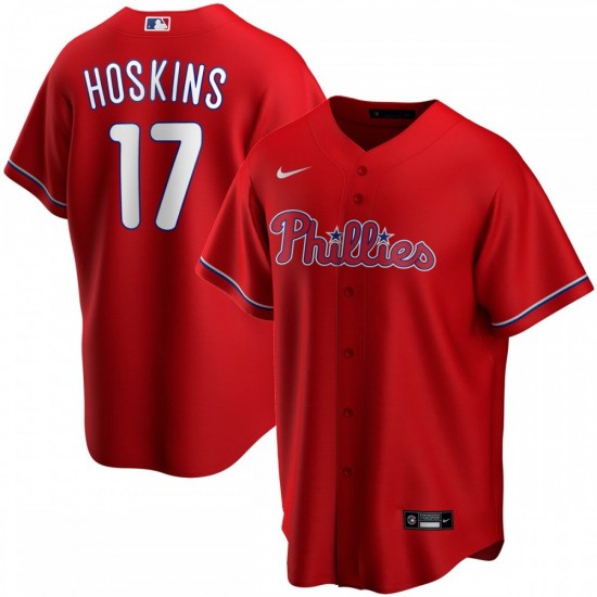 Rhys Hoskins Philadelphia Phillies Nike Youth Alternate Replica Player Jersey - Red