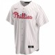 Philadelphia Phillies Nike Home Replica Custom Jersey - White