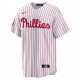 Philadelphia Phillies Nike 2022 World Series Home Custom Replica Jersey - White/Red