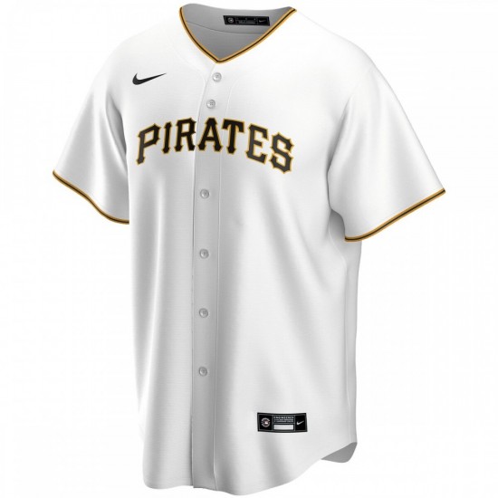 Pittsburgh Pirates Nike Home Replica Custom Jersey - White