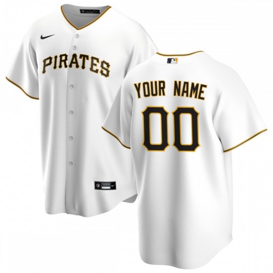 Pittsburgh Pirates Nike Youth Replica Custom Jersey - White