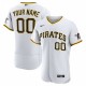 Pittsburgh Pirates Nike Home Authentic Custom Jersey - White