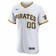 Pittsburgh Pirates Nike Home Authentic Custom Jersey - White