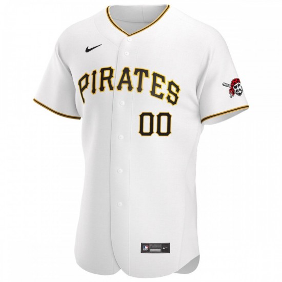 Pittsburgh Pirates Nike Home Custom Pick-A-Player Retired Roster Authentic Jersey - White