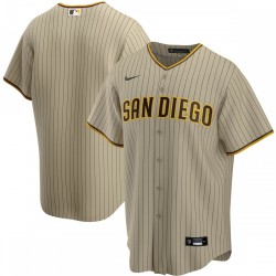 San Diego Padres Nike Alternate Replica Team Jersey - Tan