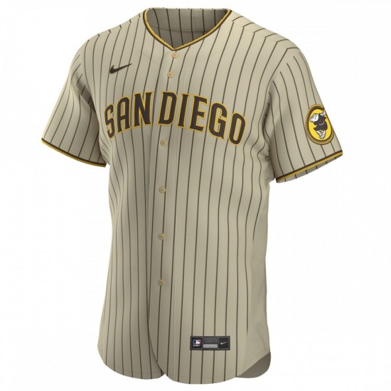 Fernando Tatís Jr. San Diego Padres Nike Alternate Authentic Player Jersey - Tan/Brown