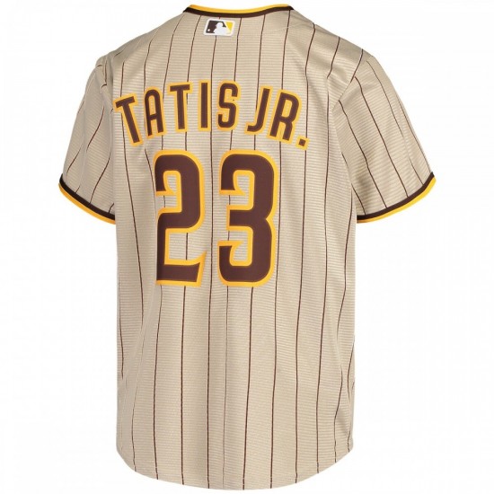 Fernando Tatis Jr. San Diego Padres Nike Youth Alternate Replica Player Jersey - Tan