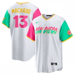 Manny Machado San Diego Padres Nike 2022 City Connect Replica Player Jersey - White