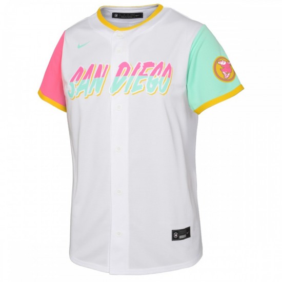 Fernando Tatis Jr. San Diego Padres Nike Youth 2022 City Connect Replica Player Jersey - White