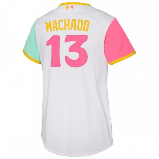 Manny Machado San Diego Padres Nike Youth 2022 City Connect Replica Player Jersey - White