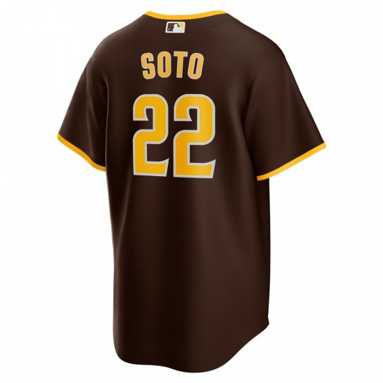 Juan Soto San Diego Padres Nike Road Replica Player Jersey - Brown