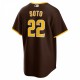 Juan Soto San Diego Padres Nike Road Replica Player Jersey - Brown