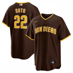 Juan Soto San Diego Padres Nike Road Replica Player Jersey - Brown