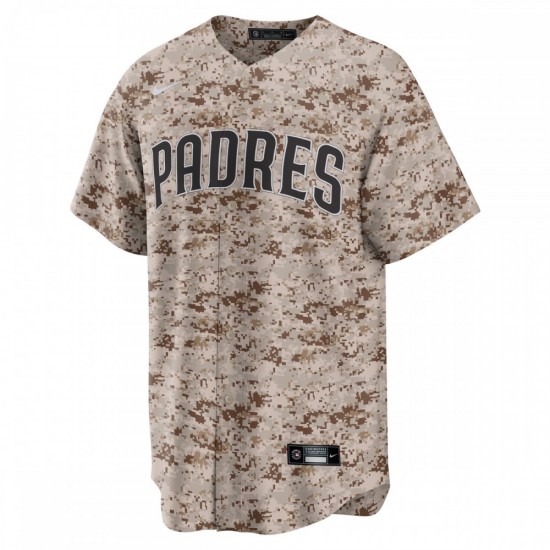 Manny Machado San Diego Padres Nike USMC Alternate Replica Player Jersey - Camo